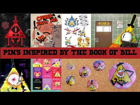 making pins inspired by the book of bill!!