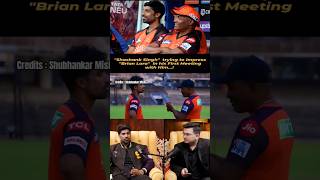 When Sashank Singh Trying to Impress Brian Lara #SportsTube24