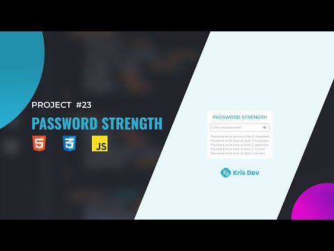 Creating a Secure Password Strength Validator with HTML, CSS, and JavaScript