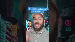 Get certified for free and get a better job