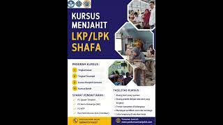 KURSUS MENJAHIT LKP/LPK SHAFA SUKOHARJO