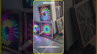 PIxel Circle Setup #pixelled #pixellight  #pixelledlights  #ledboard #ganpatidecoration  #lightboard