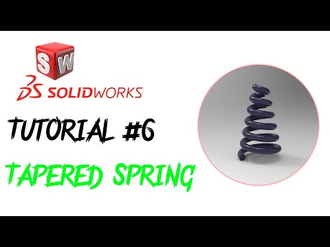 SolidWorks How To Make | Every Friday | Tapered Spring