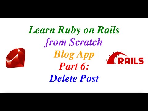 Learn Ruby on Rails from Scratch Part 6: Delete Post