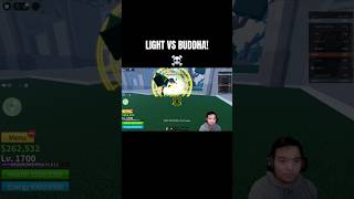 Light Vs Buddha! ☠️ + i was wanted take the fruit not a fight..! #bloxfruits #roblox