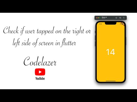Check if user tapped on the right or left side of the screen in flutter