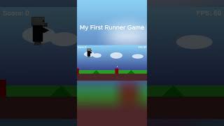 My First Python Game! Minecraft Evoker Runner in Pygame #Shorts