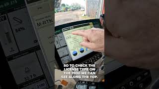 #shorts How To Check Your Receiver Licences #farming #johndeere