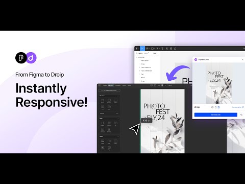 Introducing Figma to Droip Auto Responsive