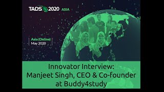 Innovator Interview: Manjeet Singh, CEO & Co-founder at Buddy4study