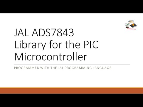 JAL Library for the ADS7843 touch screen controller