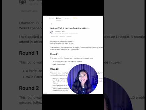 Walmart interview question March 2025 #placement #code #java