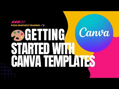 🎨 Getting Started with Canva Templates | PODs Graphics Training 🚀✨