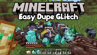 How To Do A Very Easy Duplication Glitch In Minecraft!  ALL DEVICES REALMS.SERVER,NORMAL WORLDS