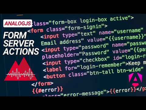 Building Fullstack Angular forms with Analog Form Server Actions
