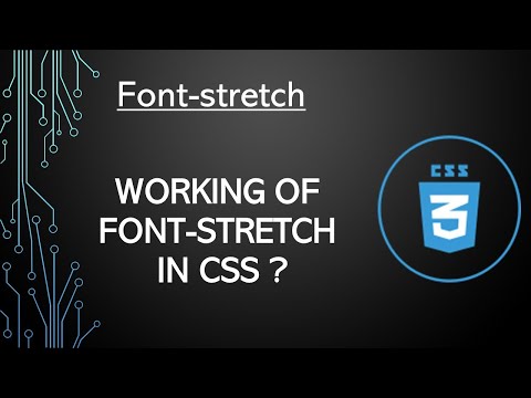 Lecture 26 CSS |font stretch|Css Tutorials |Urdu|Hindi| why we stretch the font css