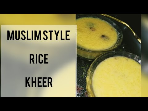 Muslim style rice kheer recipe/ phirni recipe tamil/ அரிசி phirni recipe.