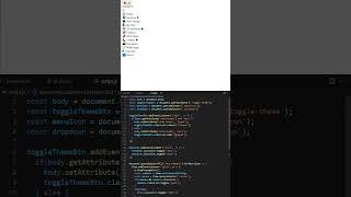 Animated Dark/Light Mode Dropdown UI 🔥 | Flip Toggle & Multi-Level Menu!