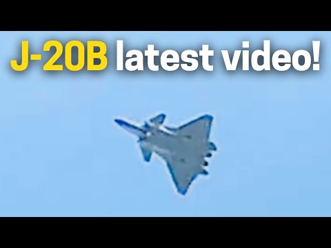 J-20B has been busy! Latest Chinese stealth fighter test flights in Chengdu China