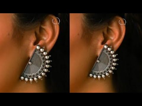 Beautiful Jhumka Earrings Designs! _alankaara_ Earrings Designs!#alankaaraearringdesign#UNIQUEWORLD