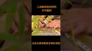 二战时期最恐怖的刑罚竹子酷刑，真的能做到吗？流言终结者！#综艺 #解说 #解說