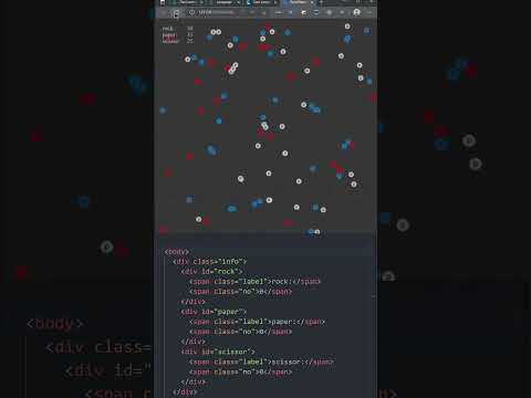 Javascript - Rock Paper and Scissor Simulation