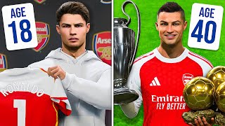 I Replayed The Career Of Cristiano Ronaldo