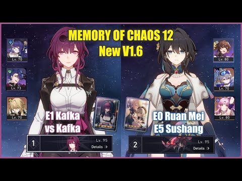 Kafka & Sushang x Ruan Mei Memory of Chaos 12 | Honkai Star Rail 1.6