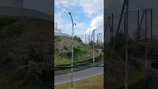 学園都市駅から西神中央駅までの電車から見える景色