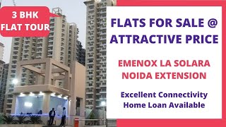 3 BHK Flat for Sale in Noida Extension ☎️7861008808 | 1365 Sft | Price: 57.3 Lakh | Emenox La Solara