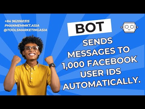 AUTO SEND MESSAGE FACEBOOK | How to send 1,000 Facebook messages automatically | Facebook Bot