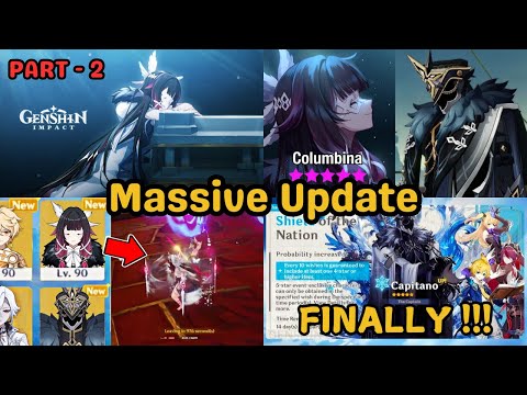 BIG REVEAL TOMORROW: Columbina, Cryo Archon & Capitano Updates - Genshin Impact