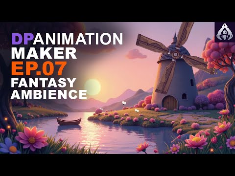 DP Animation Maker Ep. 07: Fantasy Windmill Landscape Animation Tutorial