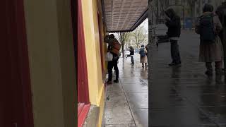 Wild knife fight between two homeless "mayors"