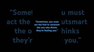 “Outsmarting the Deceiver”#OutsmartTheFool #StaySharp #MasterTheGame #ThinkAhead #WisdomWins #viron