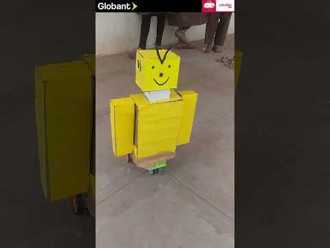 Line Follwer Robot. #StudentProjects #RobotexIndia