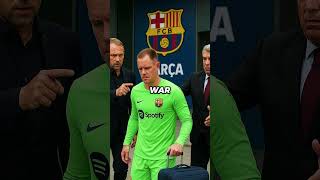 Raphinha played as goalkeeper instead of Ter Stegen and made 15 saves. 🧤😭