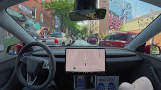 Tesla FSD 13.2.9 in Brooklyn