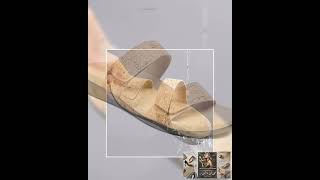 Orthotic Sandals for Women, Walking Slide Sandals with Arch Support SZ 7