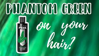 Arctic Fox PHANTOM GREEN | Hair Level Swatches