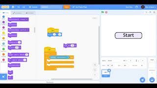 How to make a cool button in scratch