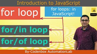 JS_Part 09: What is for loop? Types of for loops in JavaScript with example.