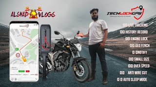 Techlock GPS Unboxing & Install II Suguki Gixxer II Al Shad Vlogs