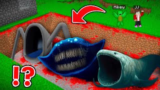 MAIZEN: JJ & Mikey Found Bloop & El Gran Maja & Sea Eater Grave Story - Minecraft Animation JJ&Mikey