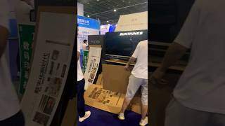 Sunthinks SC900 single pass printer at show #digitalprinting #carton #corrugated #packaging