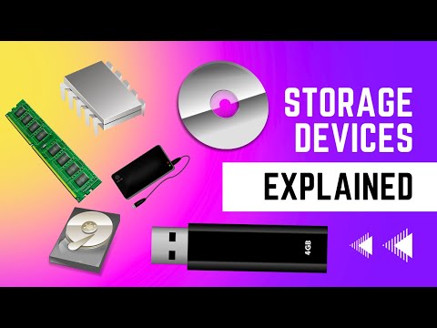STORAGE DEVICED EXPLAIN IN  COMPUTER