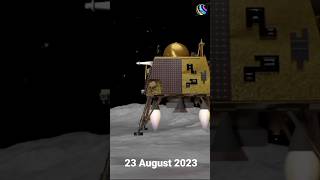 Chandrayan - 3  Landing Video Live  chandrayyan 3 success video // #youtubeshorts #shorts