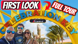 WE WENT TO CELEBRATION KEY!!! Our Experience at Carnival's NEWEST Private Destination | Full Tour