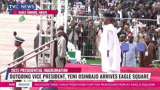 Outgoing Vice President, Yemi Osinbajo Arrives Eagles Square