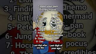 What is your Disney movie name 🤔 #relatable #fypviral #funnyimages #duet #memes #funniestvideo